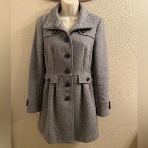 Mango grey coat Sz.S great condition